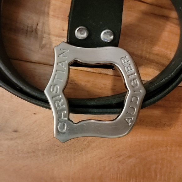 Christian Audigier Leather belt - Picture 4 of 5